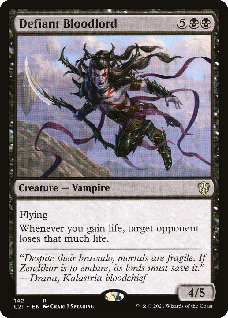 Defiant Bloodlord (C21-142) [Commander 2021]