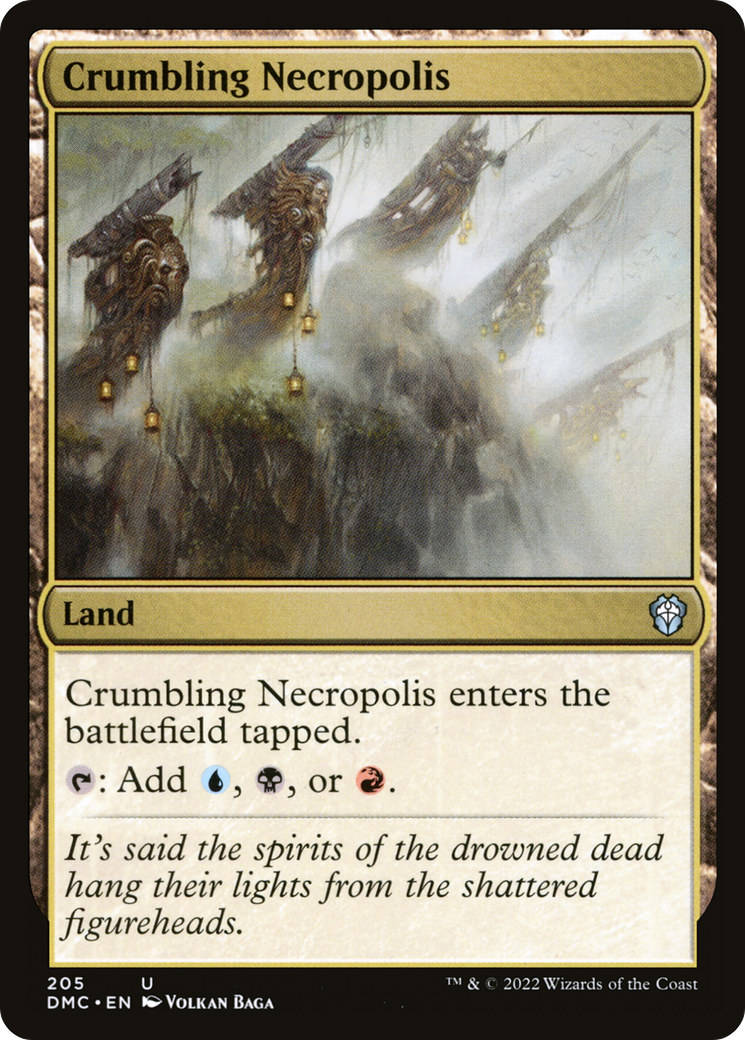 Crumbling Necropolis (DMC-205) [Dominaria United Commander]