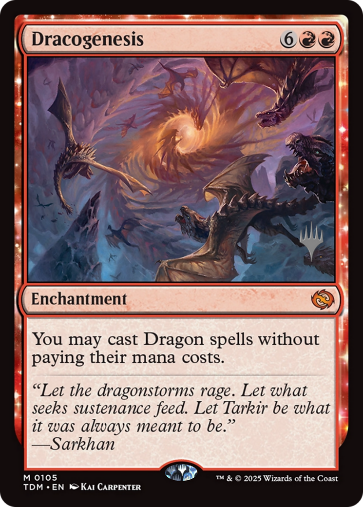 Dracogenesis (PPTDM-105) [Promo Pack: Tarkir: Dragonstorm] Foil