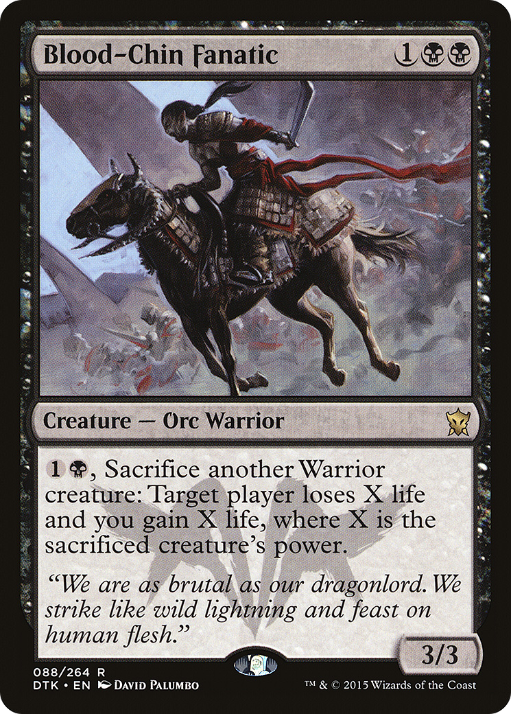 Blood-Chin Fanatic (DTK-088) [Dragons of Tarkir]