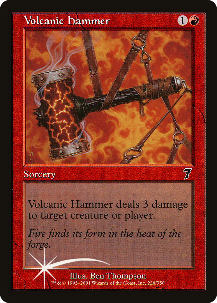 Volcanic Hammer (7ED-226★) [7th Edition]