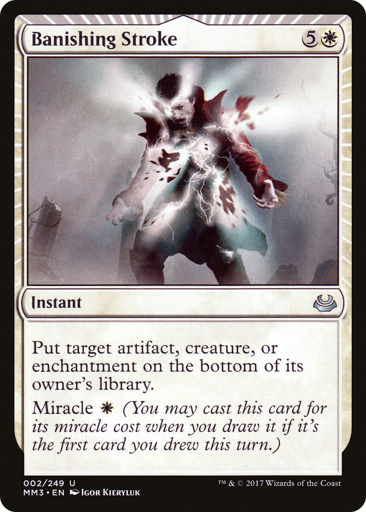 Banishing Stroke (MM3-002) [Modern Masters 2017] Foil