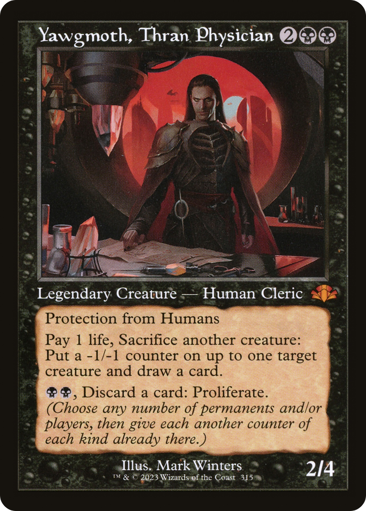 Yawgmoth, Thran Physician (Retro Frame) (DMR-315) [Dominaria Remastered]