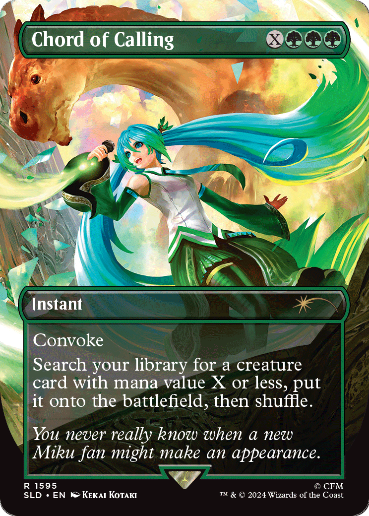 Chord of Calling (SLD-1595) (Borderless) [Secret Lair Drop]