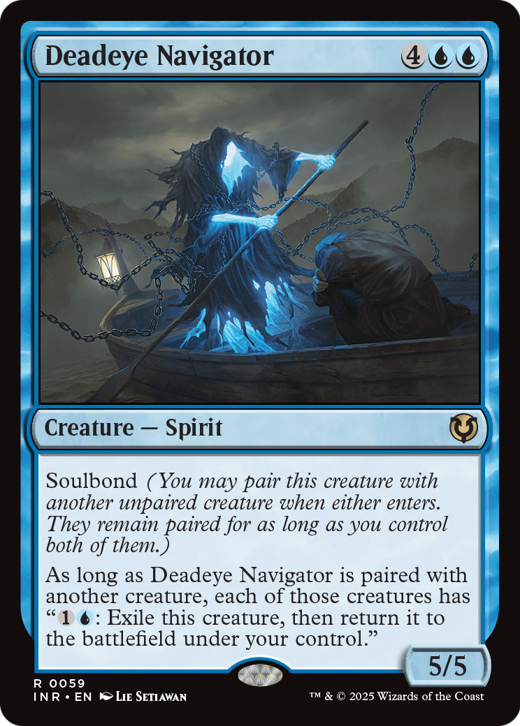 Deadeye Navigator (INR-059) [Innistrad Remastered] Foil