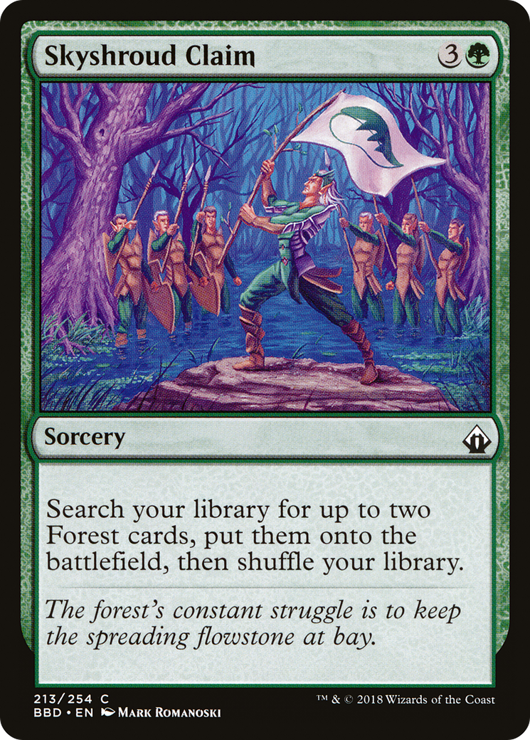 Skyshroud Claim (BBD-213) [Battlebond] Foil