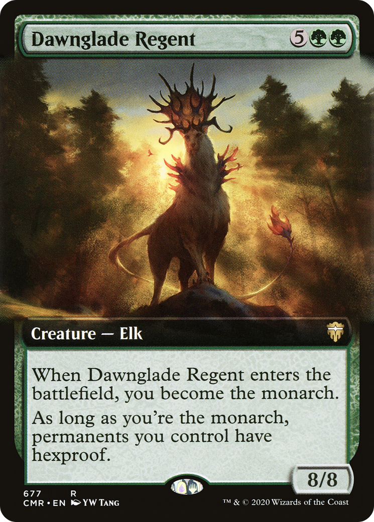 Dawnglade Regent (Extended Art) (CMR-677) [Commander Legends]