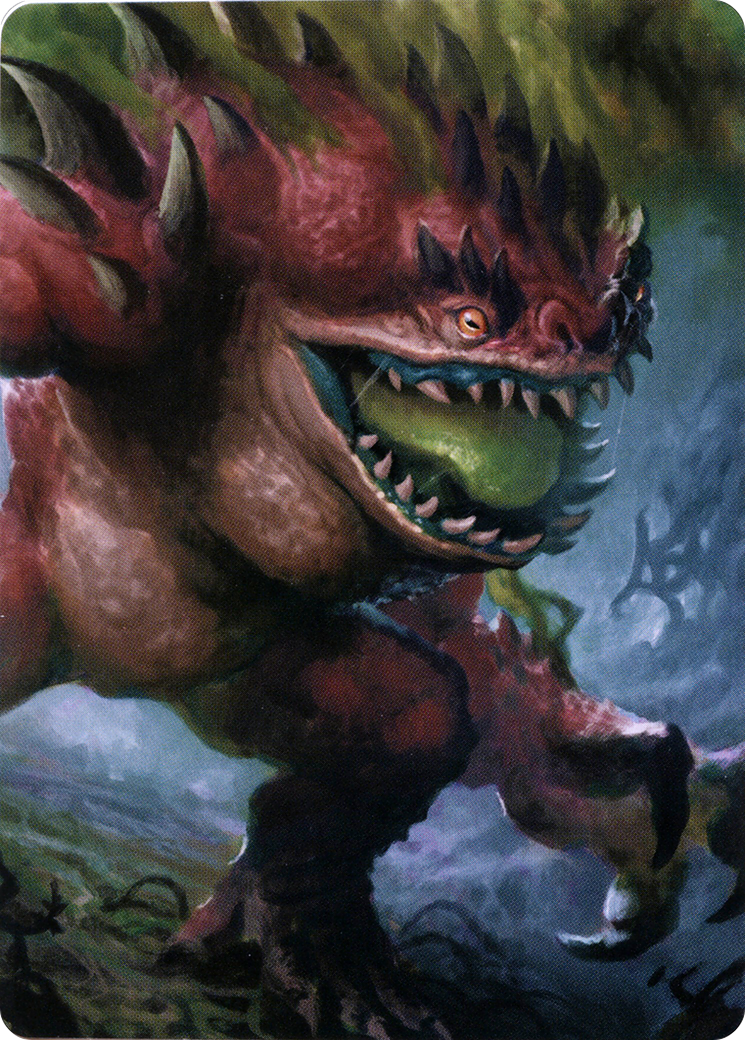 Hezrou // Hezrou (ACLB-017) (Borderless) [Battle for Baldur's Gate Art Series] Foil