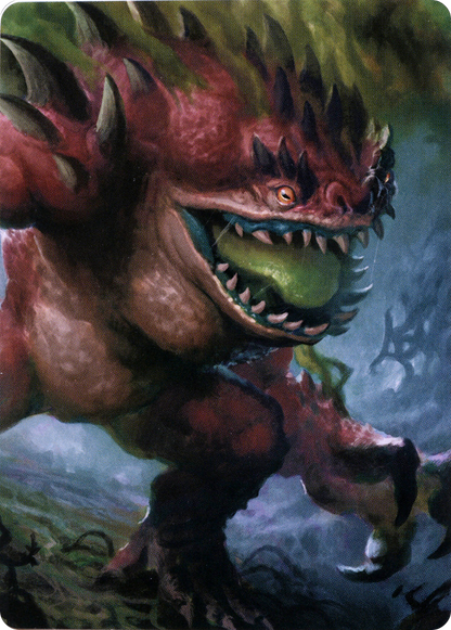 Hezrou // Hezrou (ACLB-017) (Borderless) [Battle for Baldur's Gate Art Series] Foil