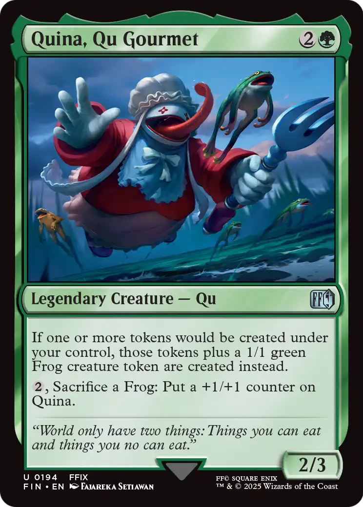 Quina, Qu Gourmet (FIN-194) [FINAL FANTASY] Foil