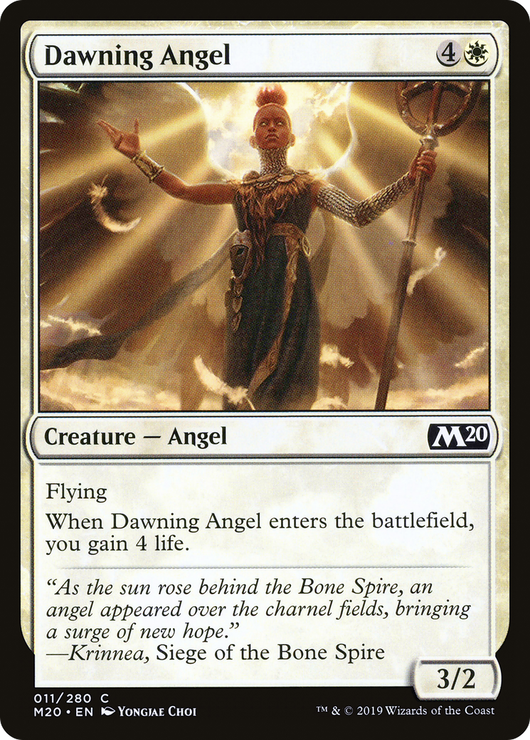 Dawning Angel (M20-011) [Core Set 2020]
