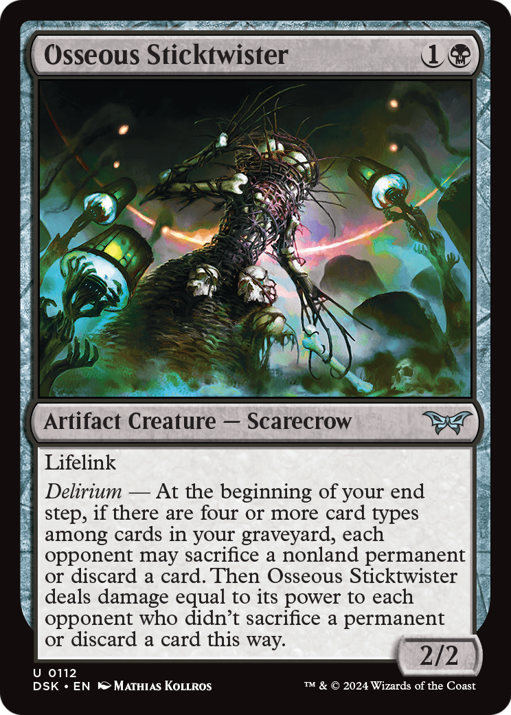 Osseous Sticktwister (DSK-112) [Duskmourn: House of Horror] Foil