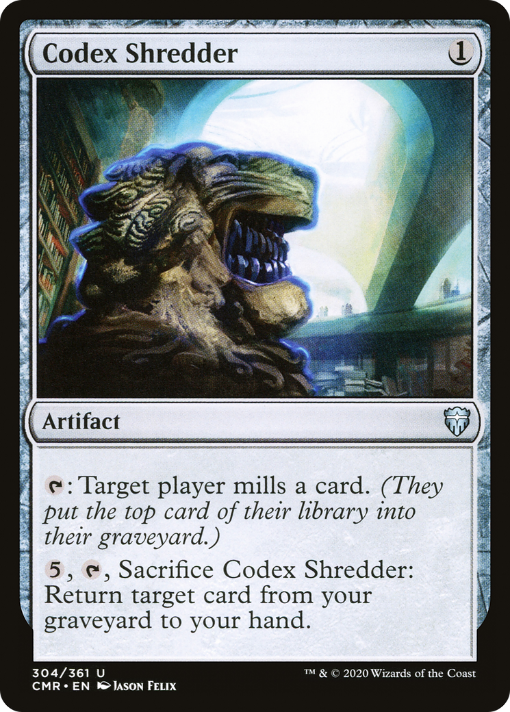 Codex Shredder (CMR-304) [Commander Legends] Foil