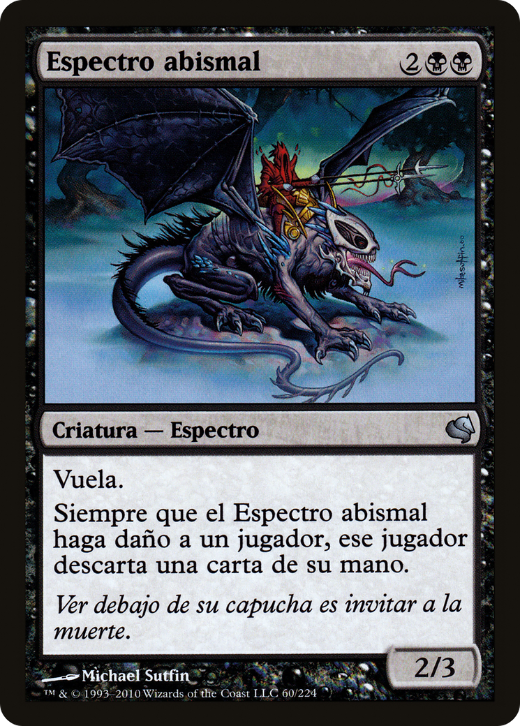 Abyssal Specter (Spanish) - "Espectro abismal" (PS11-060) [Salvat 2011]
