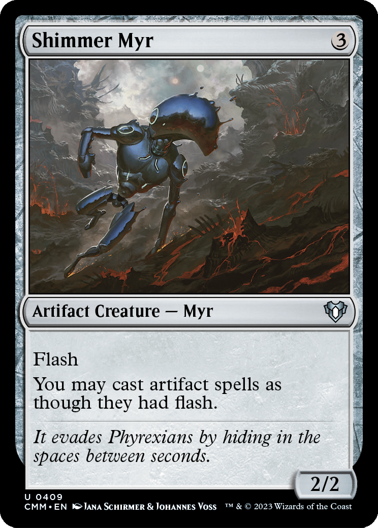 Shimmer Myr (CMM-409) [Commander Masters] Foil