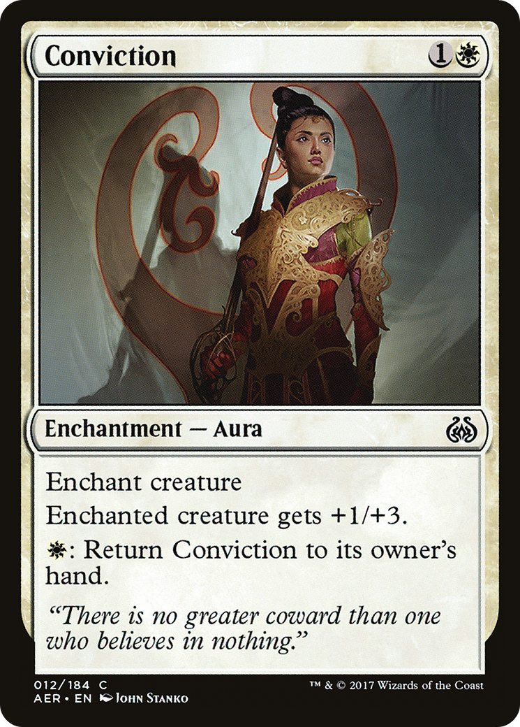 Conviction (AER-012) [Aether Revolt] Foil