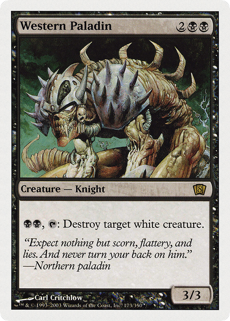 Western Paladin (8ED-173) [8th Edition] Foil