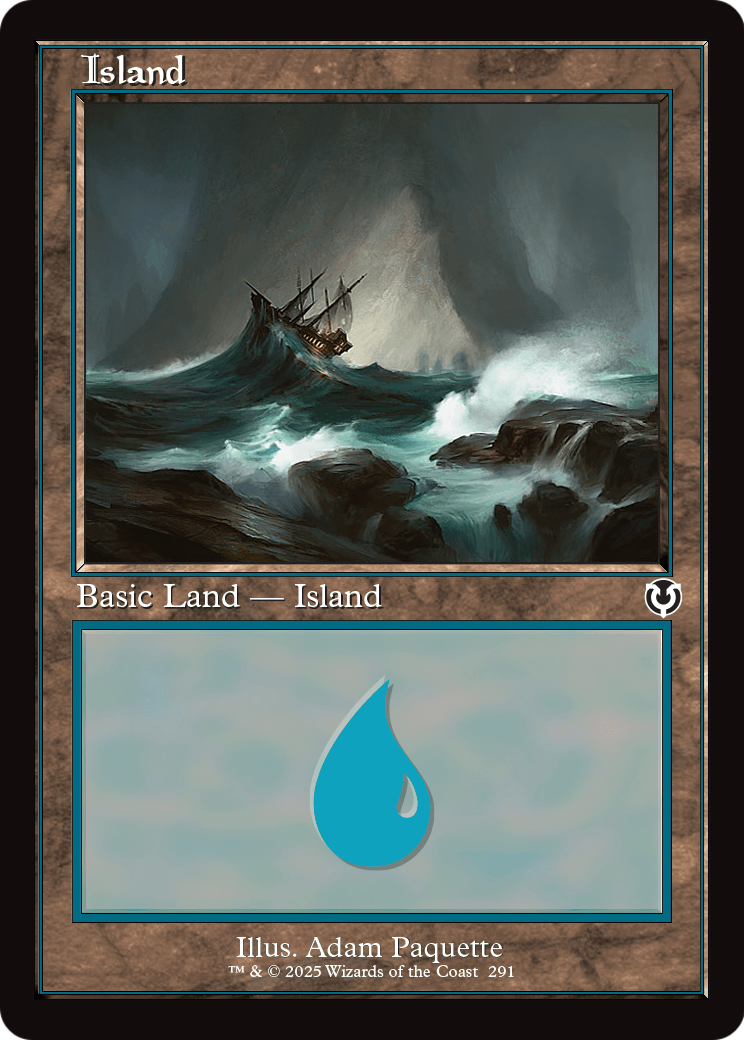 Island (INR-291) (Retro Frame) [Innistrad Remastered] Foil