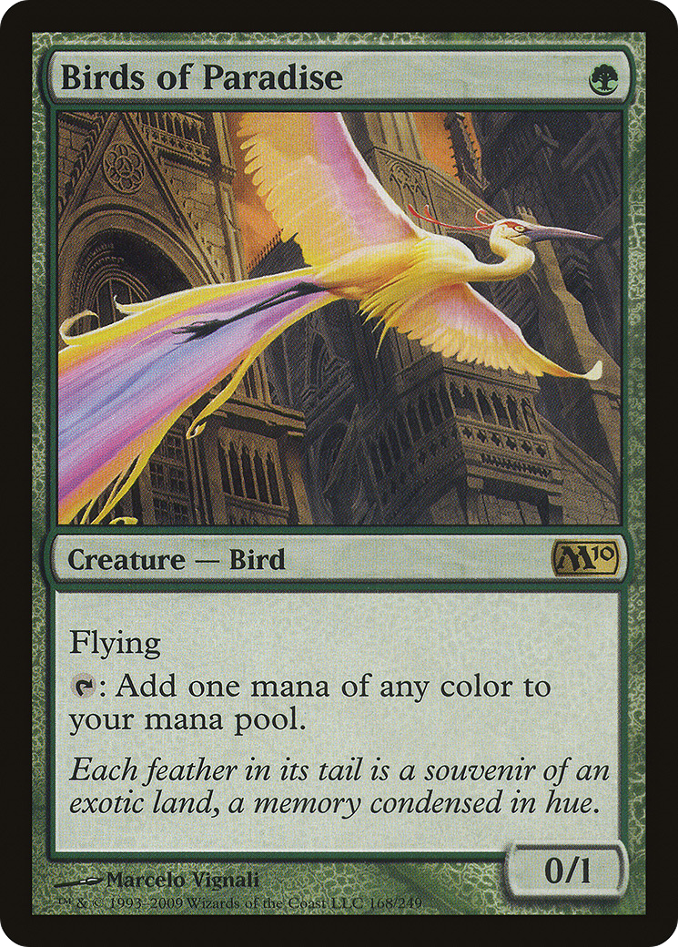 Birds of Paradise (M10-168) [Magic 2010] Foil