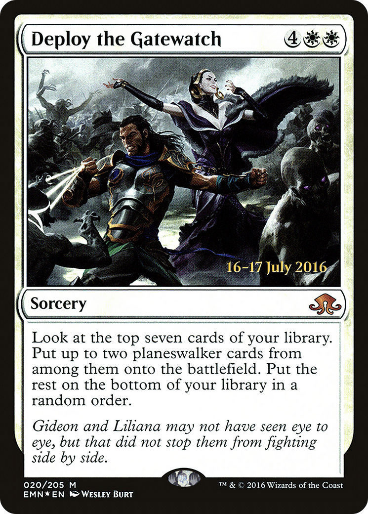 Deploy the Gatewatch (PRE-20S) [Eldritch Moon Promos] Foil