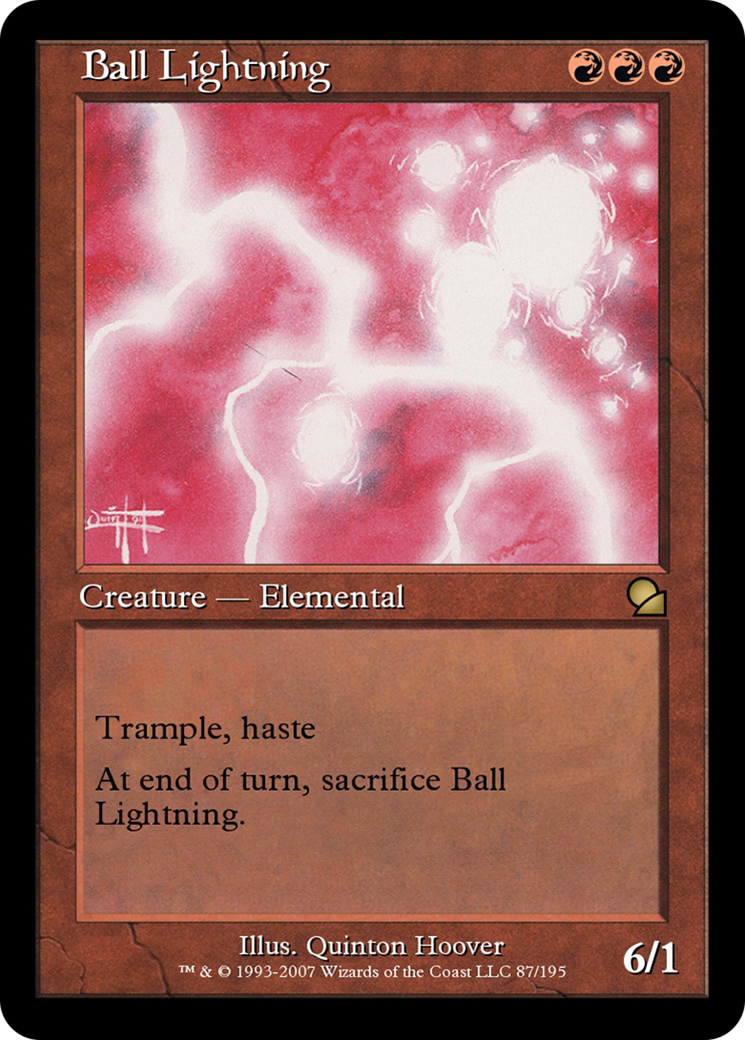 Ball Lightning (ME1-087) [Masters Edition] Foil