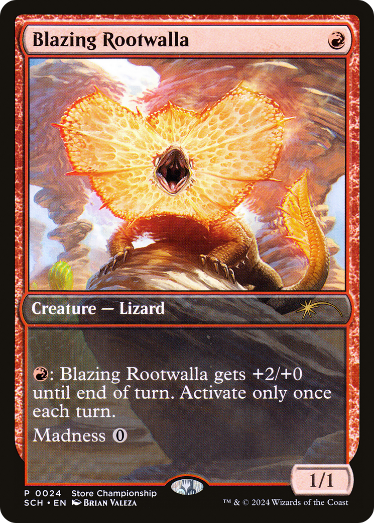 Blazing Rootwalla (GAME-024) [Store Championships]