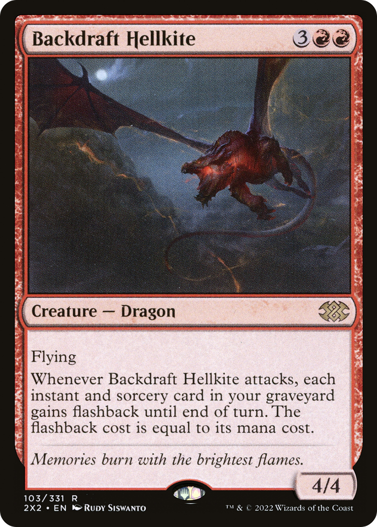 Backdraft Hellkite (2X2-103) [Double Masters 2022]