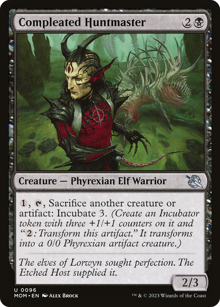 Compleated Huntmaster (MOM-096) [March of the Machine] Foil