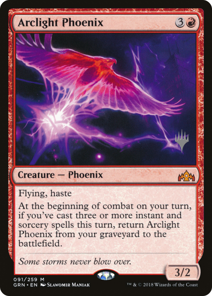 Arclight Phoenix (PPELD-091) [Promo Pack: Guilds of Ravnica Promos] Foil