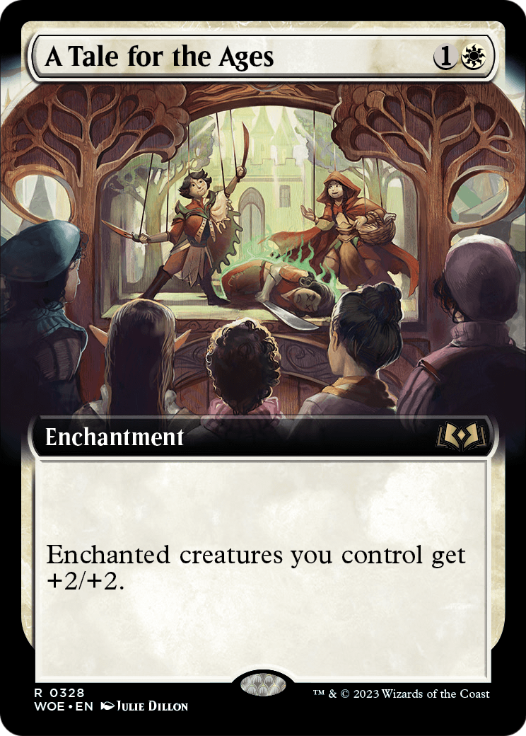 A Tale for the Ages (Extended Art) (WOE-328) [Wilds of Eldraine] Foil