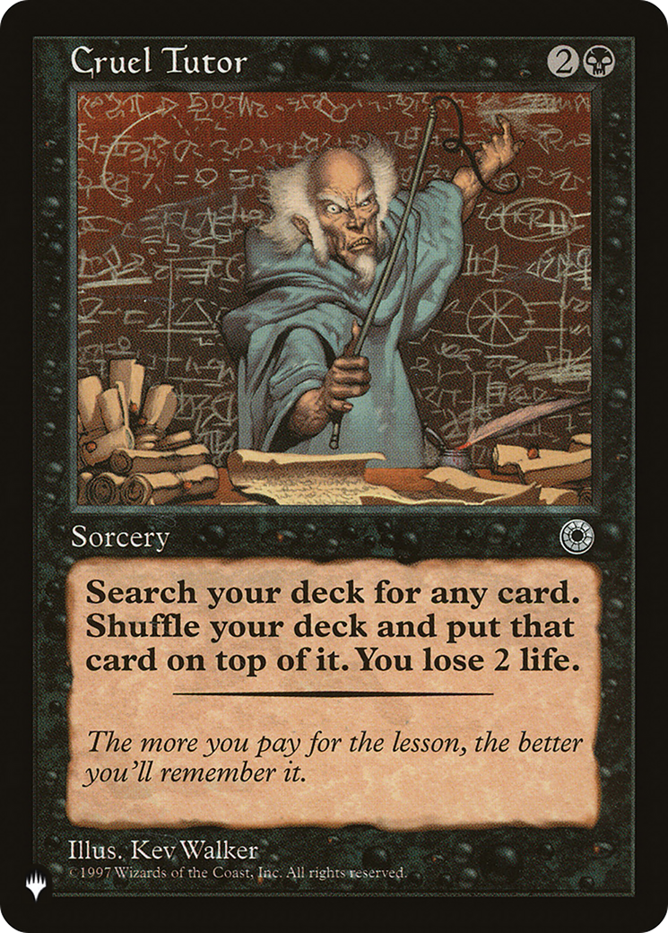 Cruel Tutor (LIST-POR-87) [The List]