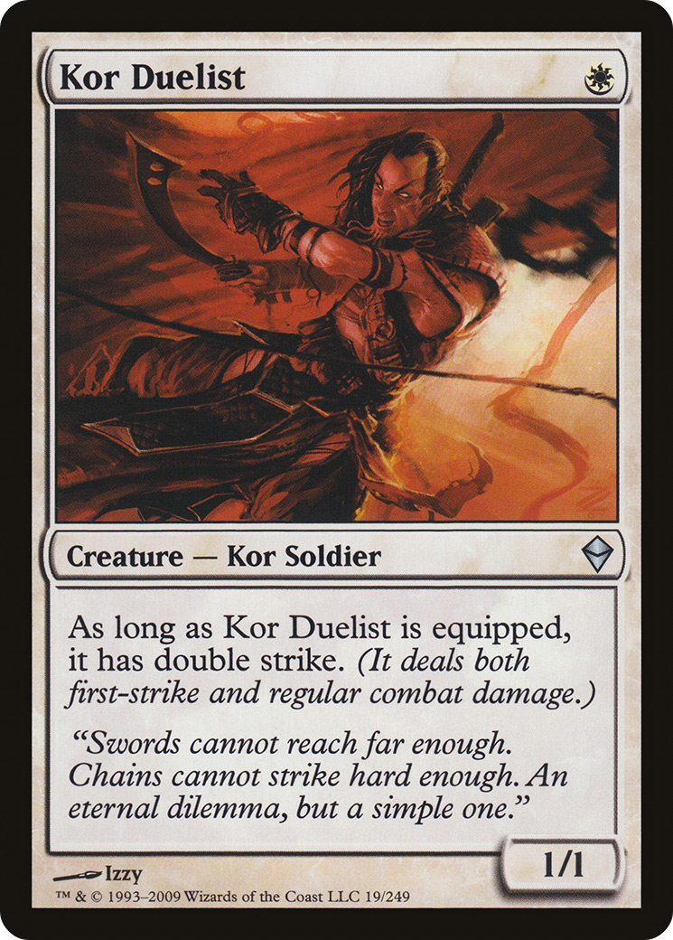 Kor Duelist (ZEN-019) [Zendikar]