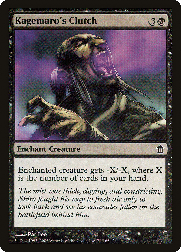 Kagemaro's Clutch (SOK-074) [Saviors of Kamigawa] Foil