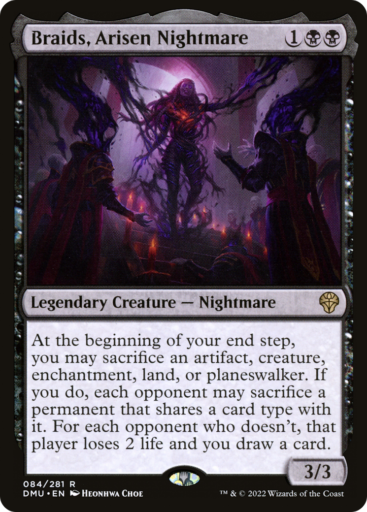 Braids, Arisen Nightmare (DMU-084) [Dominaria United] Foil