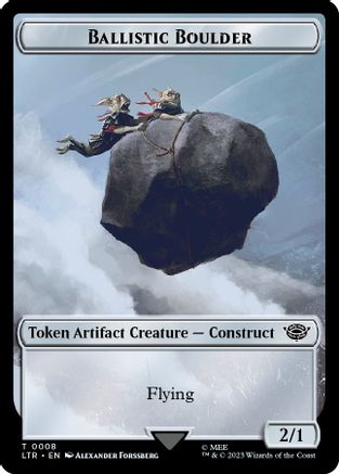 Ballistic Boulder Token (LTR-008) [The Lord of the Rings: Tales of Middle-earth]