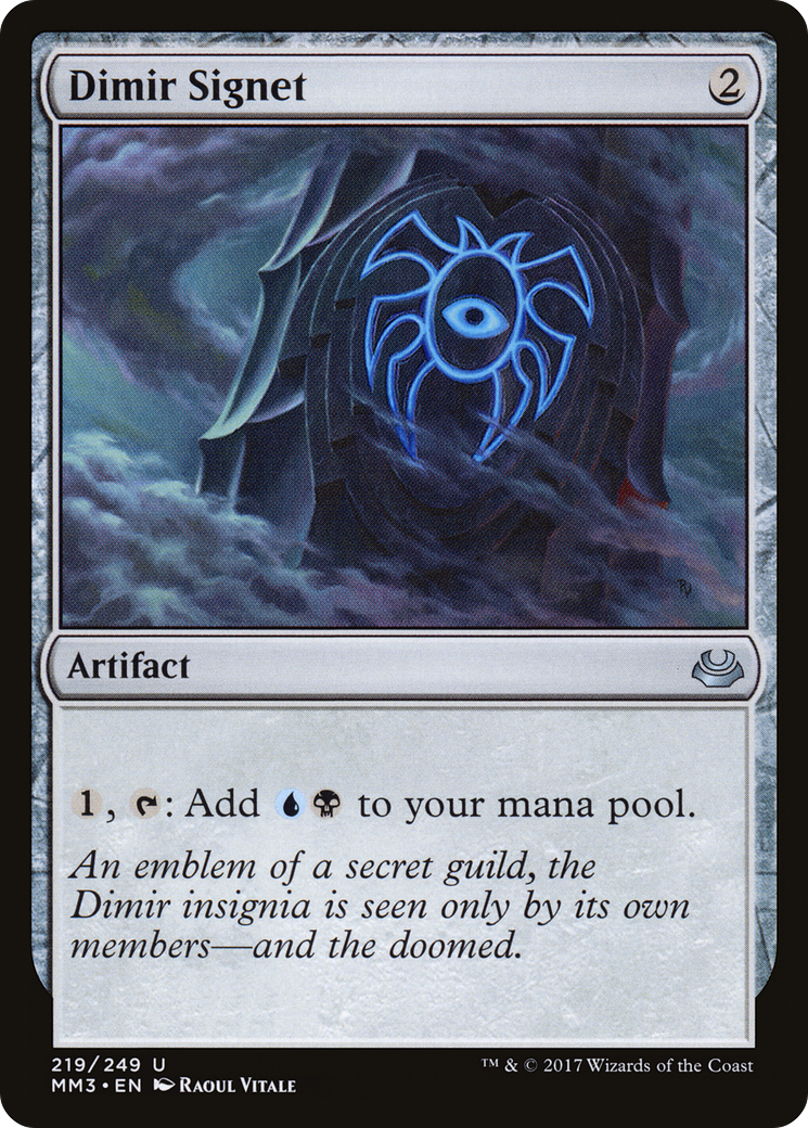 Dimir Signet (MM3-219) [Modern Masters 2017]