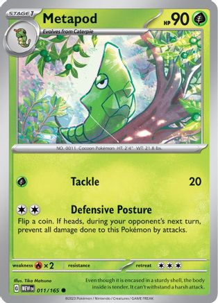 Metapod (011) [SV Scarlet & Violet 151] - Common