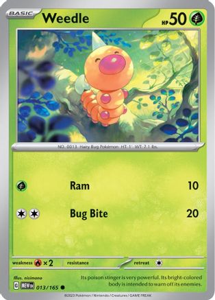 Weedle (013) [SV Scarlet & Violet 151] - Common