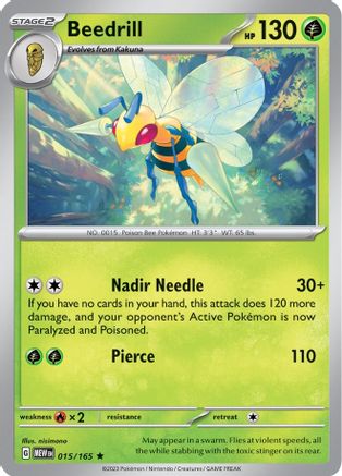 Beedrill (015) [SV Scarlet & Violet 151] Reverse Holofoil - Rare