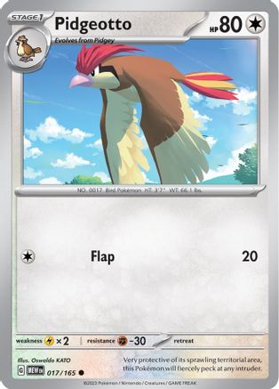 Pidgeotto (017) [SV Scarlet & Violet 151] Reverse Holofoil - Common