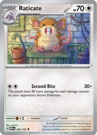 Raticate (020) [SV Scarlet & Violet 151] - Uncommon
