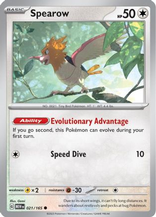Spearow (021) [SV Scarlet & Violet 151] - Common