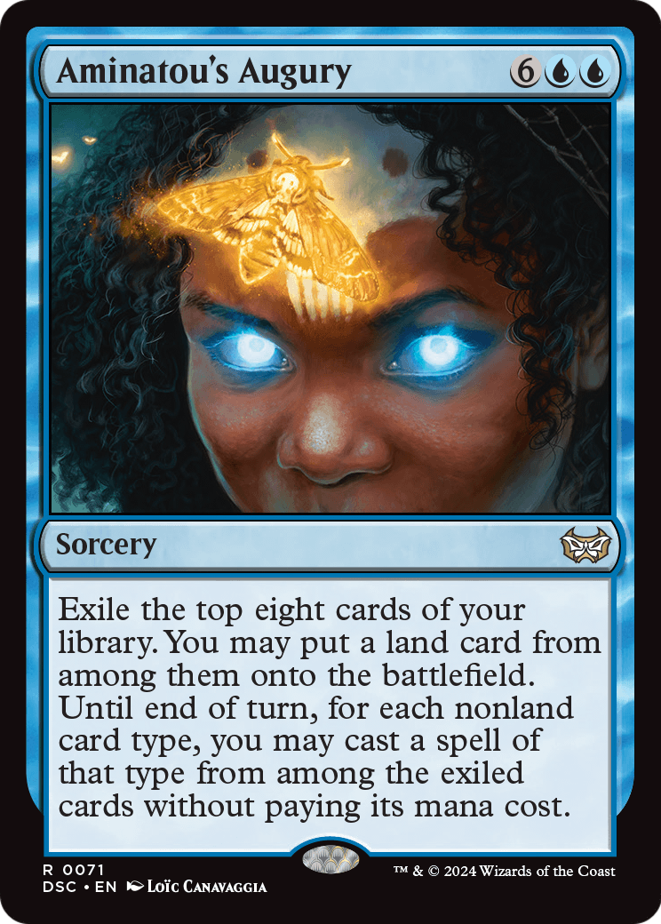 Aminatou's Augury (DSC-071) [Duskmourn: House of Horror Commander]