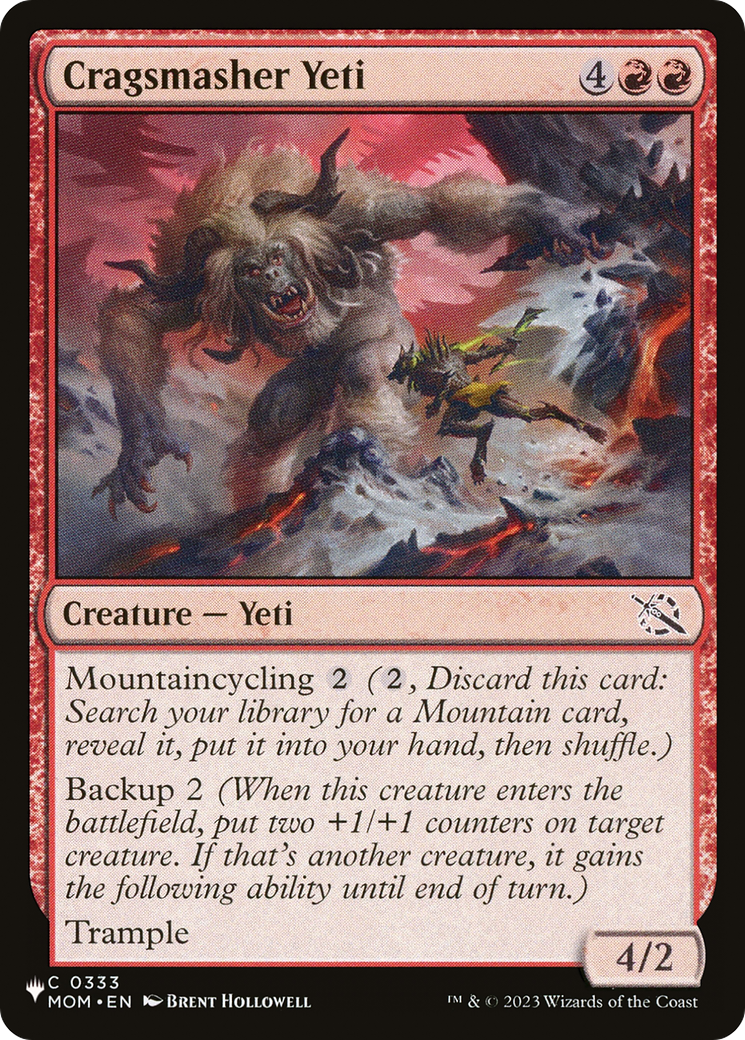 Cragsmasher Yeti (LIST-MOM-333) [The List]