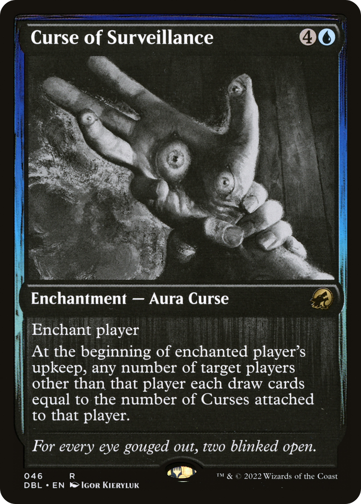 Curse of Surveillance (DBL-046) [Innistrad: Double Feature] Foil