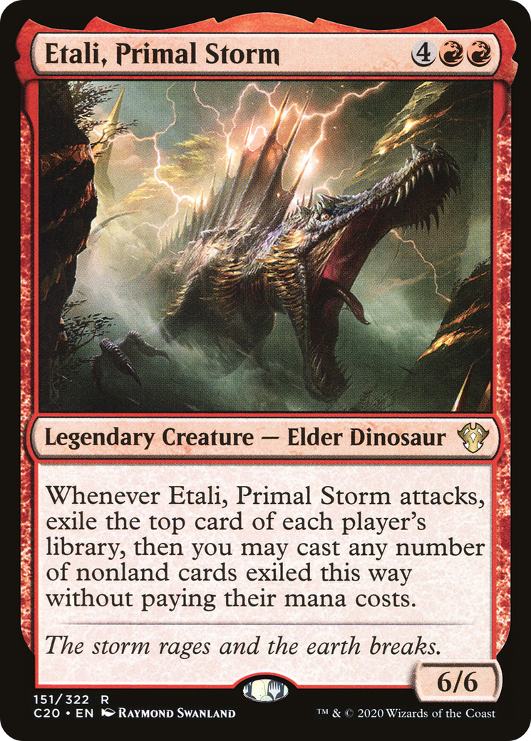 Etali, Primal Storm (C20-151) [Commander 2020]