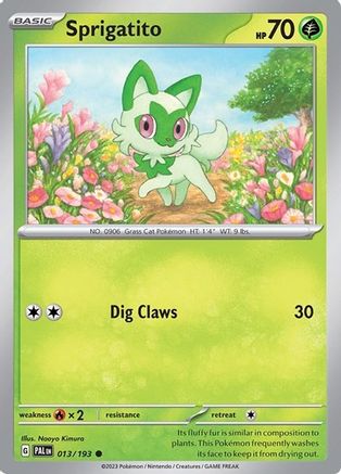 Sprigatito (Summer 2023 Collector Chest) (013/193) [Miscellaneous Cards & Products] Holofoil - Common