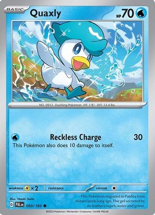 Quaxly (Summer 2023 Collector Chest) (050/193) [Miscellaneous Cards & Products] Holofoil - Common