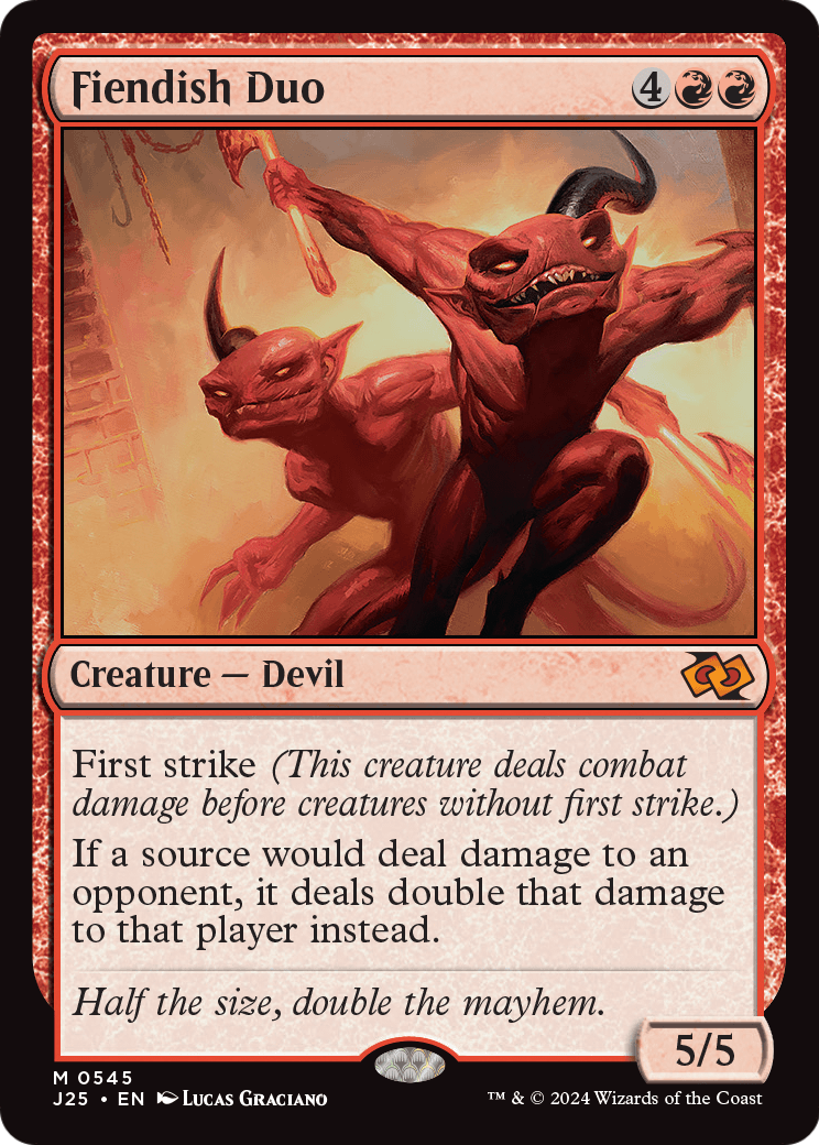 Fiendish Duo (J25-545) [Foundations Jumpstart]