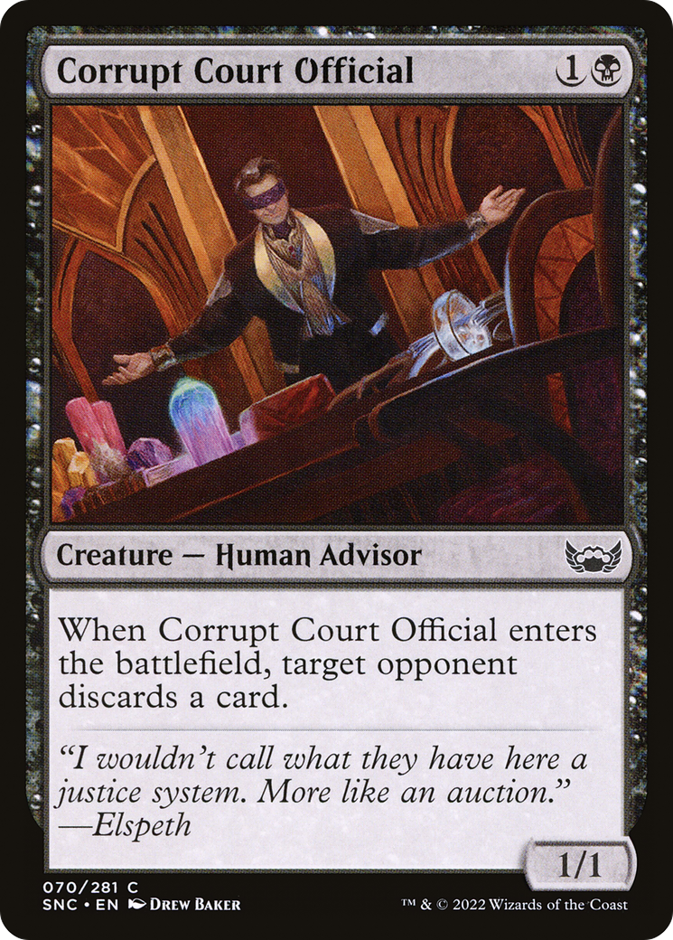 Corrupt Court Official (SNC-070) [Streets of New Capenna]